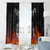 Skull Window Curtain Five Skull With Motocycle - Wonder Print Shop