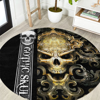 golden-gothic-skull-round-carpet-embracing-ancient-elegance