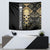 Golden Gothic Skull Tapestry Embracing Ancient Elegance - Wonder Print Shop