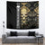 Golden Gothic Skull Tapestry Embracing Ancient Elegance - Wonder Print Shop