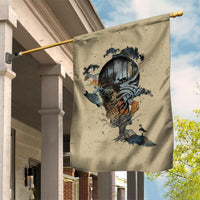 Skull Garden Flag Hello Darkness My Old Friend - Wonder Print Shop