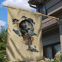 Skull Garden Flag Hello Darkness My Old Friend - Wonder Print Shop
