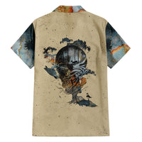 Skull Hawaiian Shirt Hello Darkness My Old Friend - Wonder Print Shop