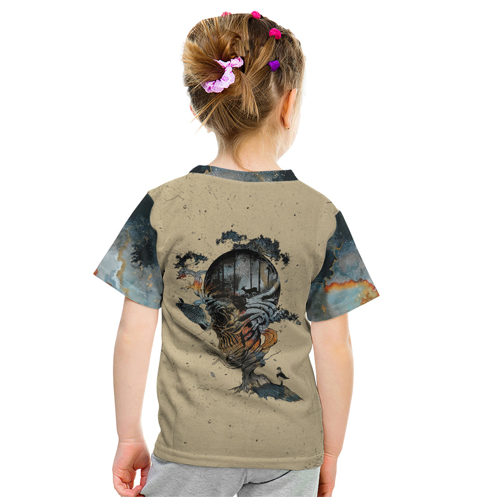 Skull Kid T Shirt Hello Darkness My Old Friend - Wonder Print Shop