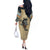 Skull Off The Shoulder Long Sleeve Dress Hello Darkness My Old Friend - Wonder Print Shop