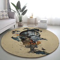 skull-round-carpet-hello-darkness-my-old-friend
