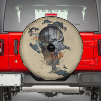 Skull Spare Tire Cover Hello Darkness My Old Friend - Wonder Print Shop