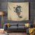 Skull Tapestry Hello Darkness My Old Friend - Wonder Print Shop