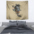 Skull Tapestry Hello Darkness My Old Friend - Wonder Print Shop