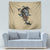Skull Tapestry Hello Darkness My Old Friend - Wonder Print Shop