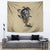 Skull Tapestry Hello Darkness My Old Friend - Wonder Print Shop