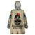Skull Wearable Blanket Hoodie Hello Darkness My Old Friend - Wonder Print Shop