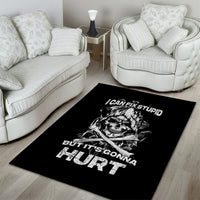 Skull Area Rug I Can Fix Stupid - Wonder Print Shop
