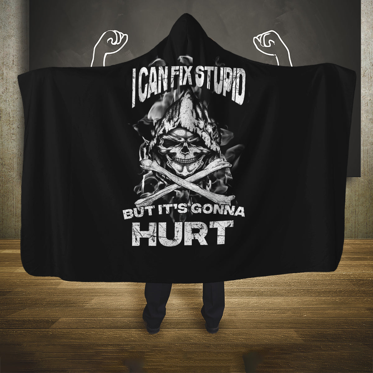 skull-hooded-blanket-i-can-fix-stupid