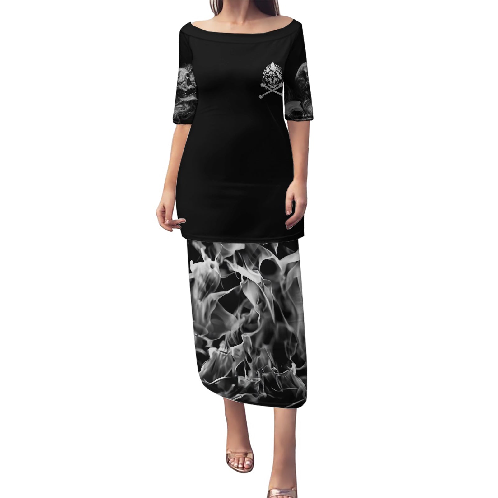 Skull Puletasi I Can Fix Stupid - Wonder Print Shop