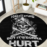 skull-round-carpet-i-can-fix-stupid