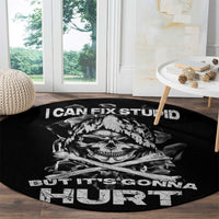 skull-round-carpet-i-can-fix-stupid