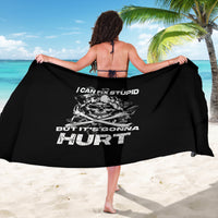 Skull Sarong I Can Fix Stupid - Wonder Print Shop