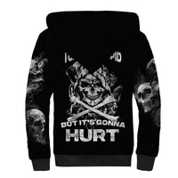 Skull Sherpa Hoodie I Can Fix Stupid - Wonder Print Shop