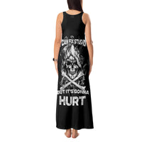 Skull Tank Maxi Dress I Can Fix Stupid - Wonder Print Shop