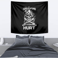 Skull Tapestry I Can Fix Stupid - Wonder Print Shop