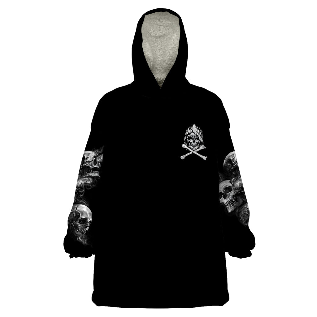 Skull Wearable Blanket Hoodie I Can Fix Stupid - Wonder Print Shop