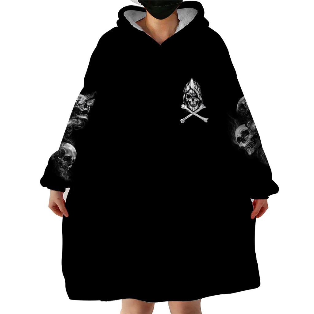 Skull Wearable Blanket Hoodie I Can Fix Stupid - Wonder Print Shop