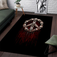 Reaper Area Rug Uncle Death Angel Peace Skull - Wonder Print Shop