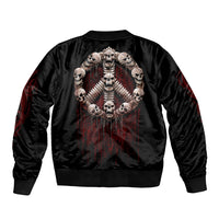 Reaper Bomber Jacket Uncle Death Angel Peace Skull - Wonder Print Shop
