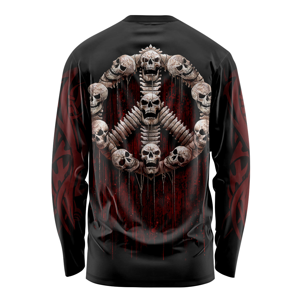 Reaper Long Sleeve Shirt Uncle Death Angel Peace Skull - Wonder Print Shop