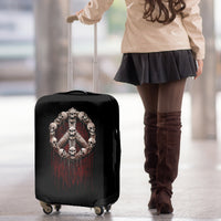 Reaper Luggage Cover Uncle Death Angel Peace Skull - Wonder Print Shop