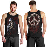 Reaper Men Tank Top Uncle Death Angel Peace Skull DT01