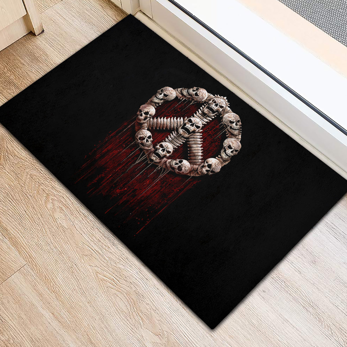 Reaper Rubber Doormat Uncle Death Angel Peace Skull - Wonder Print Shop