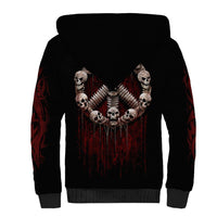 Reaper Sherpa Hoodie Uncle Death Angel Peace Skull - Wonder Print Shop