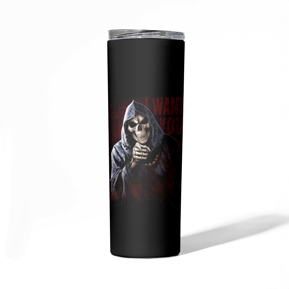 Reaper Skinny Tumbler Uncle Death Angel Peace Skull - Wonder Print Shop