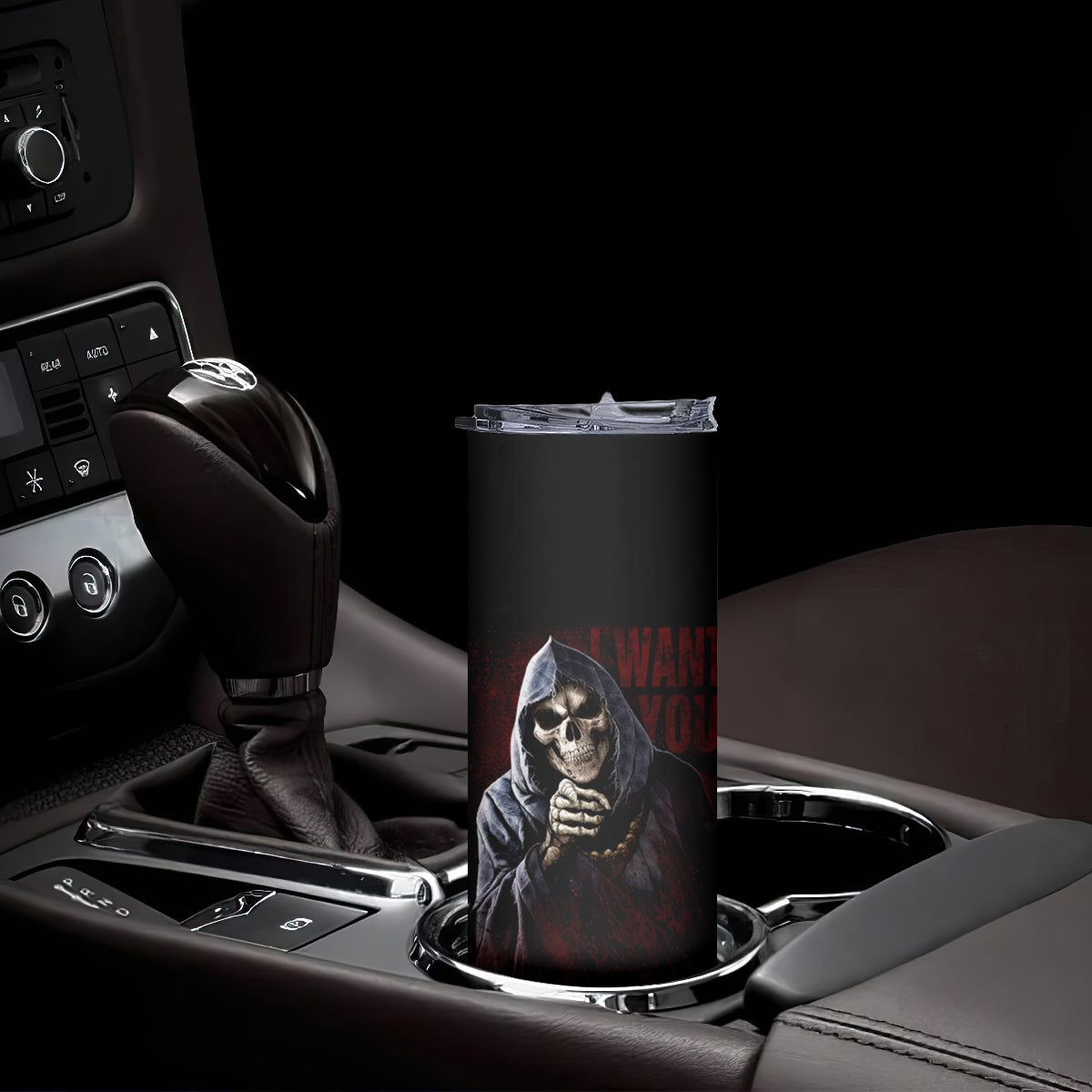 Reaper Skinny Tumbler Uncle Death Angel Peace Skull - Wonder Print Shop