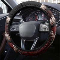 Reaper Steering Wheel Cover Uncle Death Angel Peace Skull - Wonder Print Shop
