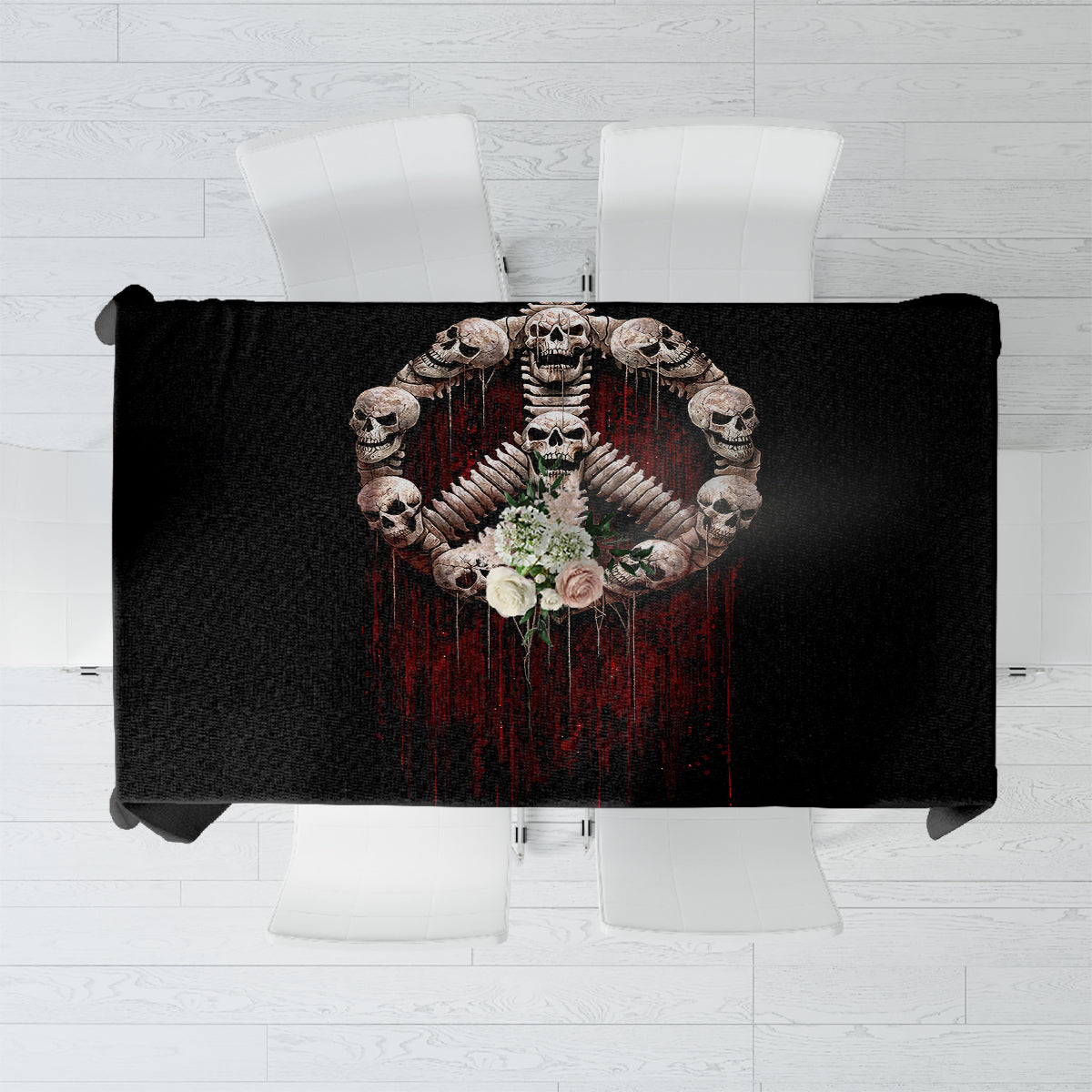 Reaper Tablecloth Uncle Death Angel Peace Skull - Wonder Print Shop