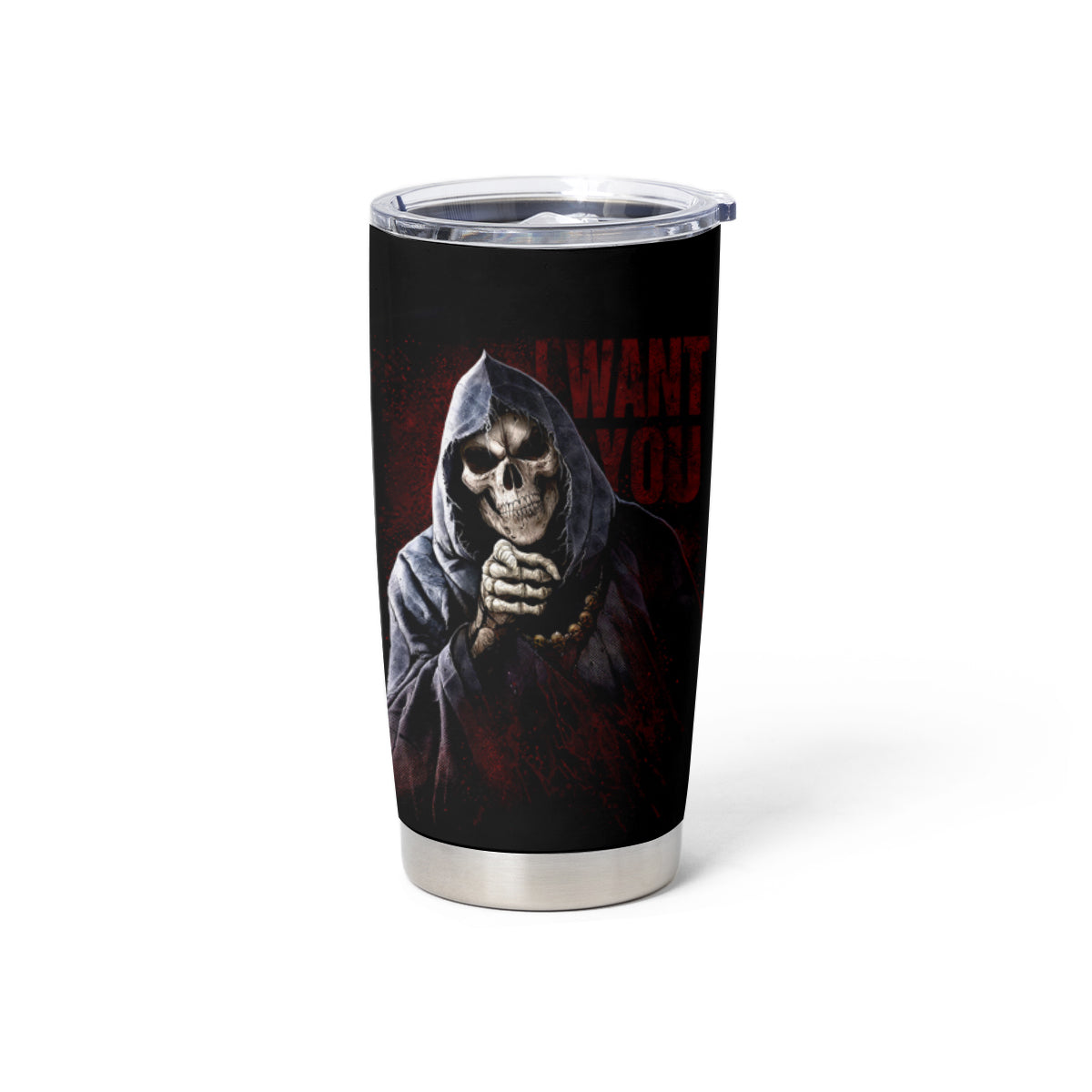 Reaper Tumbler Cup Uncle Death Angel Peace Skull - Wonder Print Shop