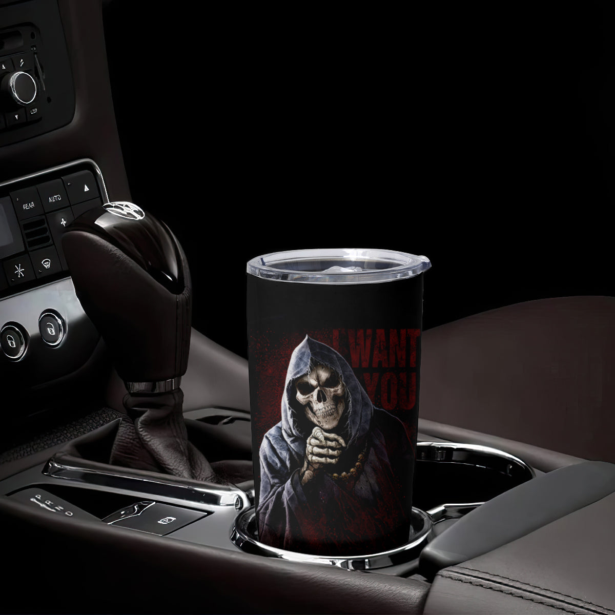 Reaper Tumbler Cup Uncle Death Angel Peace Skull - Wonder Print Shop