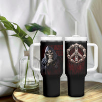 Reaper Tumbler With Handle Uncle Death Angel Peace Skull - Wonder Print Shop