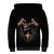 Reaper Heart Sherpa Hoodie Eternal Embrace - Uniting Souls in the Realm of Skulls - Wonder Print Shop