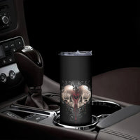 Reaper Heart Skinny Tumbler Eternal Embrace - Uniting Souls in the Realm of Skulls - Wonder Print Shop
