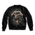 Reaper Heart Sleeve Zip Bomber Jacket Eternal Embrace - Uniting Souls in the Realm of Skulls - Wonder Print Shop