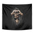 Reaper Heart Tapestry Eternal Embrace - Uniting Souls in the Realm of Skulls - Wonder Print Shop