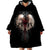 Reaper Heart Wearable Blanket Hoodie Eternal Embrace - Uniting Souls in the Realm of Skulls - Wonder Print Shop