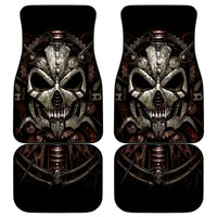 Unveiling the Mechanical Skull Car Mats Cybernetic Enigma - Wonder Print Shop