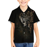 Unveiling the Mechanical Skull Hawaiian Shirt Cybernetic Enigma - Wonder Print Shop