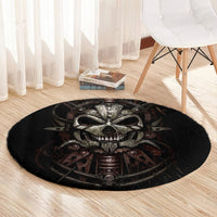 unveiling-the-mechanical-skull-round-carpet-cybernetic-enigma