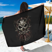Unveiling the Mechanical Skull Sarong Cybernetic Enigma - Wonder Print Shop